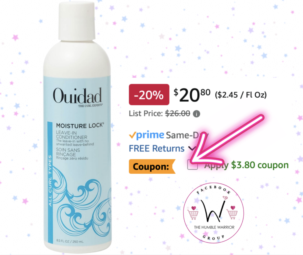 Ouidad Moisture Lock Leave-In Conditioner!